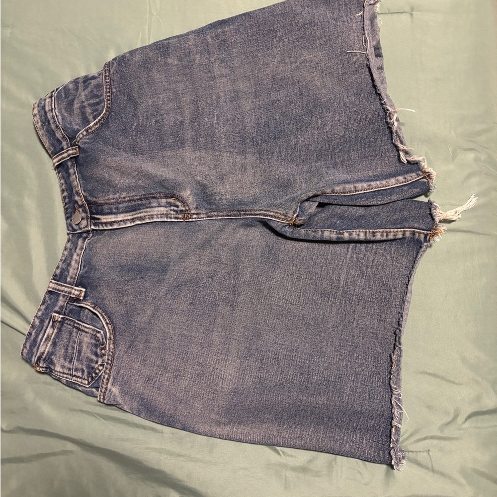 Women's Blue Denim Shorts